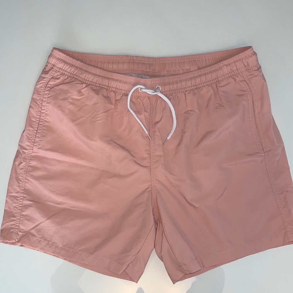 Pastel pink men’s large swim trunks